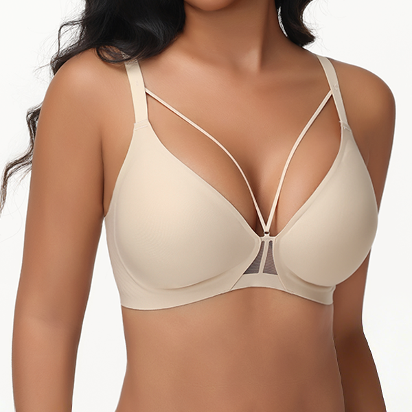 VRCOMFY All-Day Wireless Push-Up Bra For Total Comfort And Support (SEB)